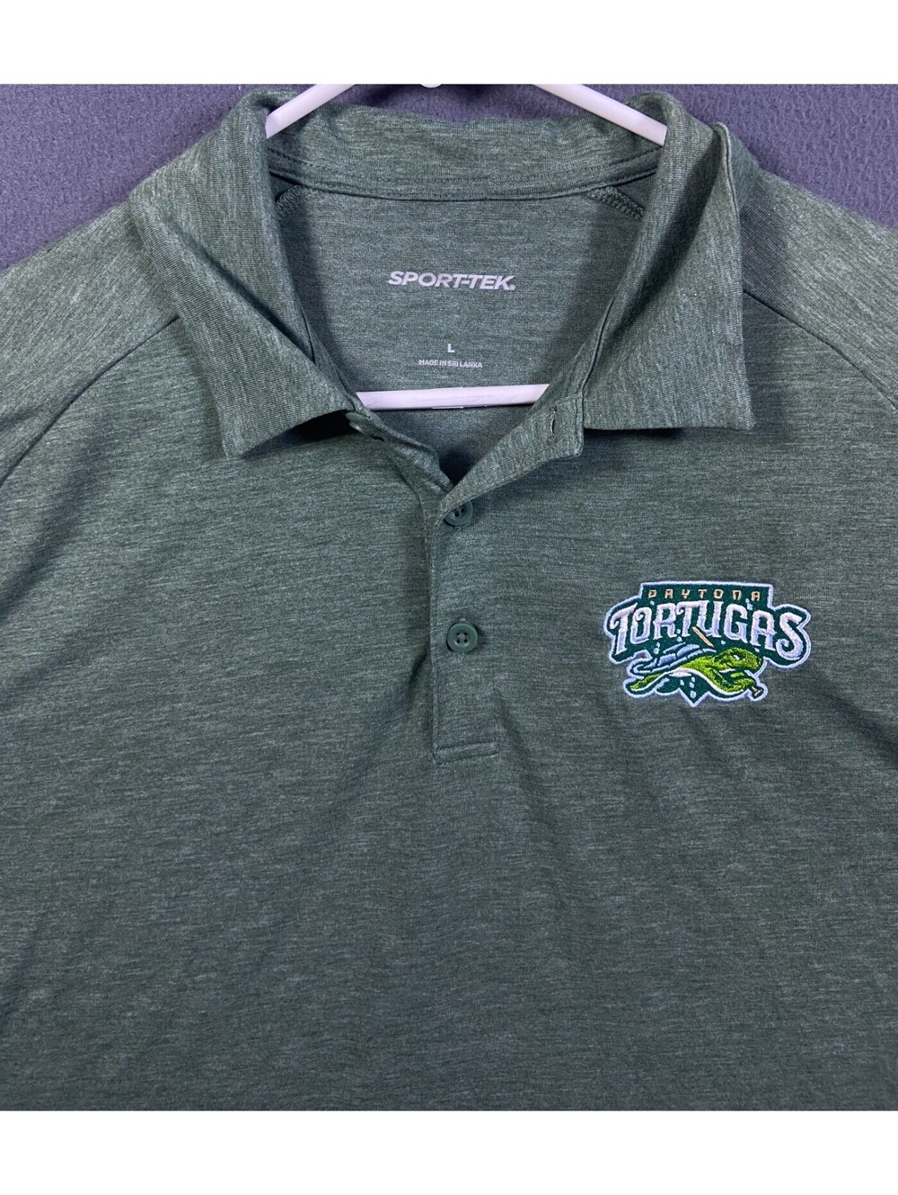 Daytona Tortugas Shirt Polo Logo Men's Large 10th Year Minor League MLB Baseball